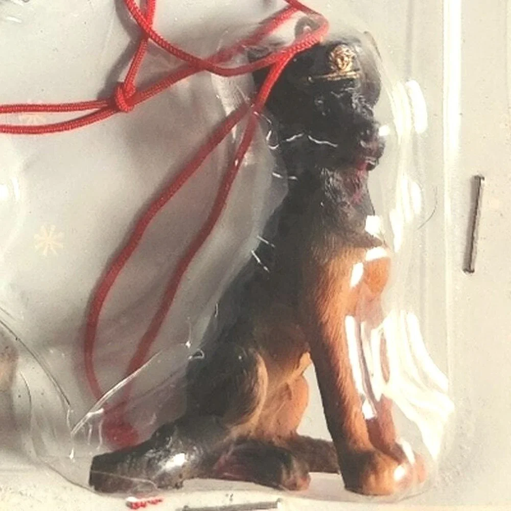 A Tree For Me Police Car German Shepard Police Theme Ornaments‎